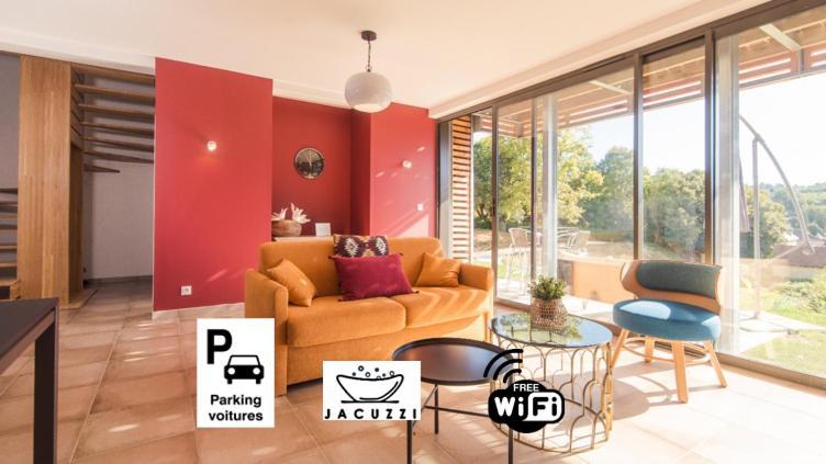 Апартаменты 100% Relax Avec Jacuzzi Privatif Сарла-ла-Канеда Экстерьер фото
